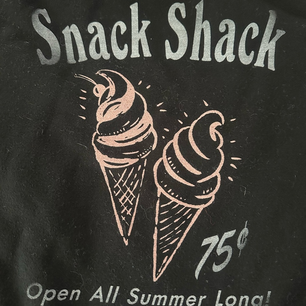 American Eagle Outfitters Black Hoodie Sweatshirt